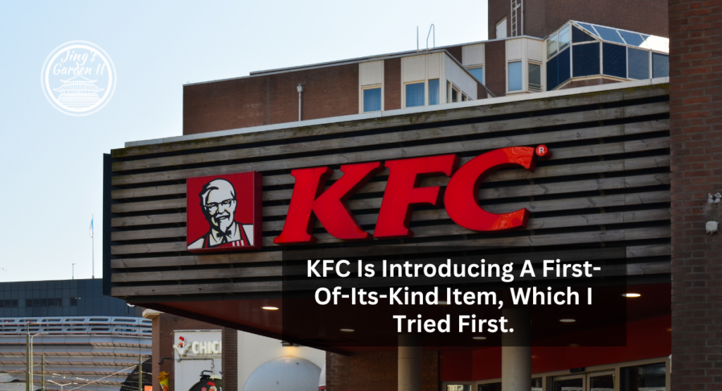 KFC Is Introducing A First-Of-Its-Kind Item, Which I Tried First.