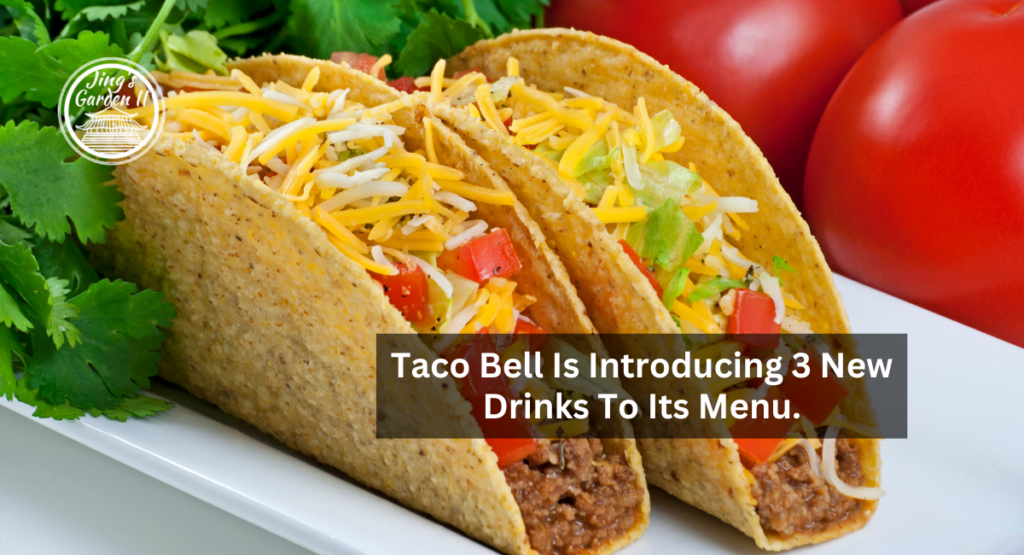 Taco Bell Is Introducing 3 New Drinks To Its Menu.